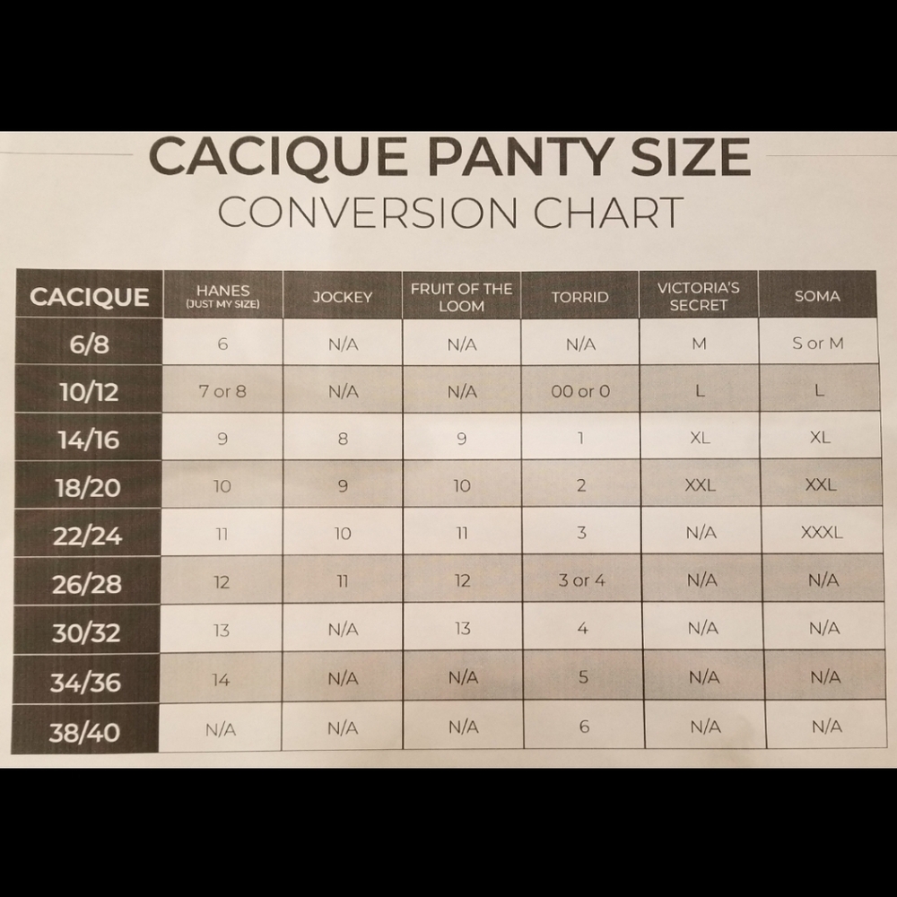 Cacique 26/28 Cheeky Panty - Picture 9 of 11
